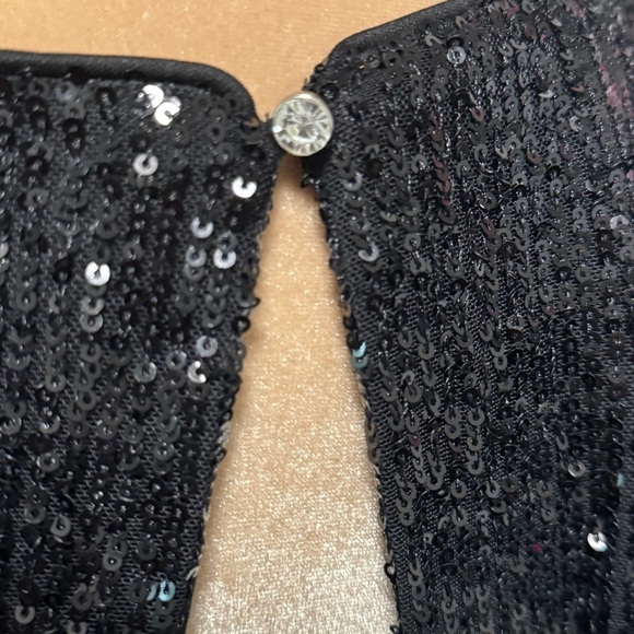 Love M Black Sequin Dress L - Picture 5 of 11